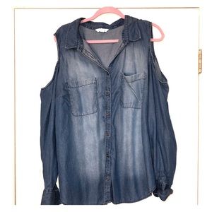 Ashley Nell Tipton Cold Should Button Down